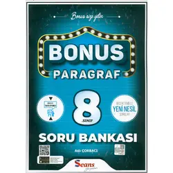 8.Sınıf Lgs Paragraf Soru Bankası Bonus Serisi Seans Yayınları