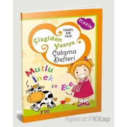 Çizgiden Yazıya Çalışma Defteri (64 sayfa - Düz Yazı - Anetil) - Kolektif - Yuva Yayınları