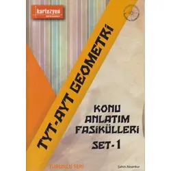Kartezyen TYT AYT Geometri Konu Anlatım Fasikülleri Set 1 Turuncu Seri 2018-2019