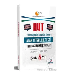 AYT Son 4 Yıl Tıpkı Basım Çıkmış Sorular Kurul Yayıncılık