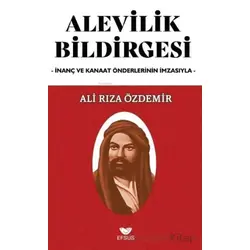 Alevilik Bildirgesi - Ali Rıza Özdemir - Efsus Yayınları