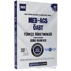 2025 MEB-AGS-ÖABT Türkçe Öğretmenliği Tamamı Çözümlü Soru Bankası