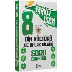 8. Sınıf LGS Din Kültürü ve Ahlak Bilgisi Soru Bankası Farklı İsem