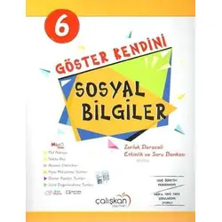 Çalışkan 6. Sınıf Göster Kendini Sosyal Bilgiler Soru Bankası