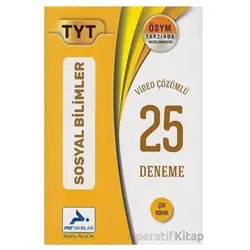 TYT Sosyal Bilimler Video Çözümlü 25 Deneme PRF Paraf Yayınları