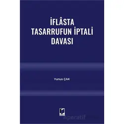 İflasta Tasarrufun İptali Davası - Yunus Çak - Adalet Yayınevi