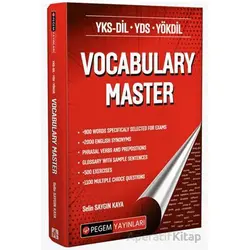 YKS-DİL YDS YÖKDİL Vocabulary Master - Kollektif - Pegem Akademi Yayıncılık