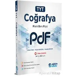 TYT Coğrafya PDF Planlı Ders Föyü Video Çözümlü Eğitim Vadisi Yayınları