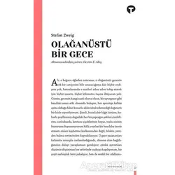 Olağanüstü Bir Gece - Stefan Zweig - Turkuvaz Kitap