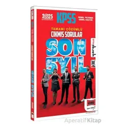 Yargı Yayınları 2025 KPSS GK-GY Tamamı Çözümlü Son 5 Yıl Çıkmış Sorular