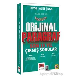 Yargı Yayınları 2025 KPSS ALES DGS Klas Serisi Orijinal Paragraf Son 15 Yıl Çıkmış Sorular