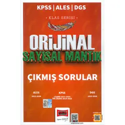 Yargı Yayınları 2025 KPSS ALES DGS Klas Serisi Orijinal Sayısal Mantık Çıkmış Sorular