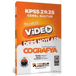 Yediiklim 2025 KPSS Atölye Coğrafya Video Ders Notları