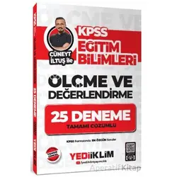 Yediiklim KPSS Ölçme ve Değerlendirme Cüneyt İltuş ile Tamamı Çözümlü 25 Deneme
