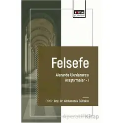 Felsefe Alanında Uluslararası Araştırmalar 1