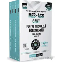 2025 MEB-AGS-ÖABT Fen Bilimleri Öğretmenliği Konu Anlatımlı (4 Kitap)