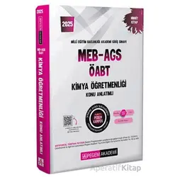 2025 MEB-AGS-ÖABT Kimya Öğretmenliği Konu Anlatımlı - Kollektif - Pegem Akademi Yayıncılık