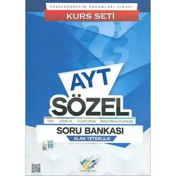 FDD AYT Sözel Soru Bankası Kurs Seti