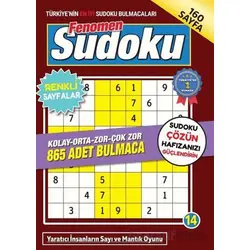Fenomen Sudoku 14 - Bertan Kodamanoğlu - Maxi Yayıncılık