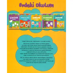 Evdeki Okulum 4+Yaş Set 5 Kitap Kukla Çocuk