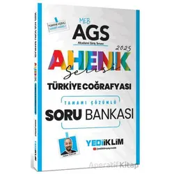 Yediiklim 2025 MEB AGS Türkiye Coğrafyası Tamamı Çözümlü Soru Bankası