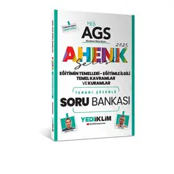 Yediiklim 2025 MEB AGS Eğitimin Temelleri - Eğitimle İlgili Temel Kavramlar ve Kuramlar