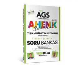 Yediiklim 2025 MEB AGS Türk Milli Eğitim Sisteminin Genel Yapısı