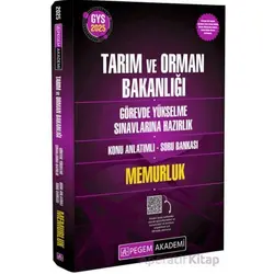 2025 Tarım ve Orman Bakanlığı Görevde Yükselme Sınavlarına Hazırlık Konu Anlatımlı Soru Bankası - Me