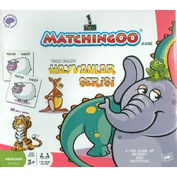Hayvanlar Serisi Eşleştirme Kartları Matchingoo