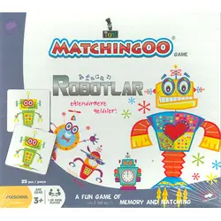 Afacan Robotlar Eşleştirme Kartları Matchingoo