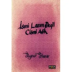 İsmi Lazım Değil Cismi Aşk - Aynur Hazar - Mola Kitap