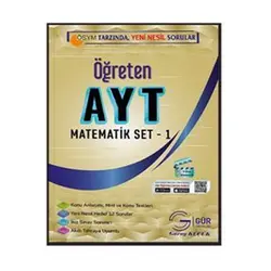 YKS AYT Öğreten Matematik Set 1 Gür Yayınları