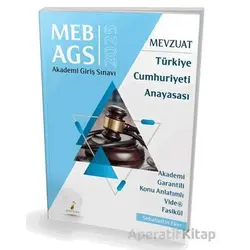MEB - AGS Mevzuat Bilgisi Türkiye Cumhuriyeti Anayasası Konu Anlatımlı Video Fasikül