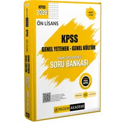 Pegem 2026 KPSS Ön Lisans Soru Bankası Tamamı Video Çözümlü