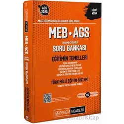 2025 MEB-AGS Soru Bankası Eğitimin Temelleri-Türk Milli Eğitim Sistemi-Temel Kavram-Eğitimin Amacı v