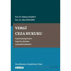Vergi Ceza Hukuku - Mahmut Kaşıkcı - On İki Levha Yayınları