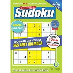 Fenomen Sudoku 15 - Bertan Kodamanoğlu - Maxi Yayıncılık