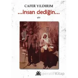 İnsan Dediğin - Cafer Yıldırım - Artshop Yayıncılık