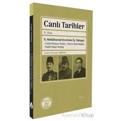 Canlı Tarihler/ IV. Kitap - Kolektif - Büyüyen Ay Yayınları