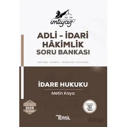 İmtiyaz İdare Hukuku Soru Bankası - Metin Kaya - Temsil Kitap