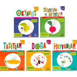 4 Yaş Noktaları Birleştirelim (5 Kitap) Floki Çocuk