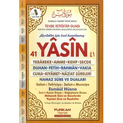 Yasin Kitabı Kahve (17X24) Orta Boy Furkan Neşriyat