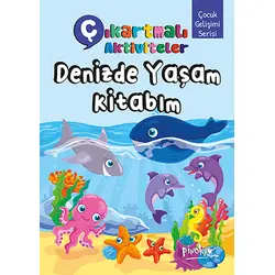 Çıkartmalı Aktiviteler Denizde Yaşam Kitabım - Buçe Dayı - Pinokyo Yayınları