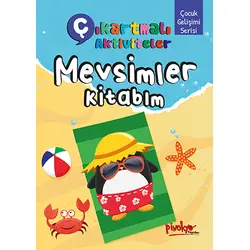 Çıkartmalı Aktiviteler Mevsimler Kitabım - Buçe Dayı - Pinokyo Yayınları