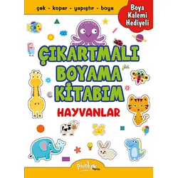 Çıkartmalı Boyama Hayvanlar - Buçe Dayı - Pinokyo Yayınları