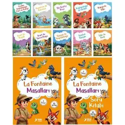 La Fontaine Masalları (10 Kitap) - Ülkü Duysak - Yuva Yayınları