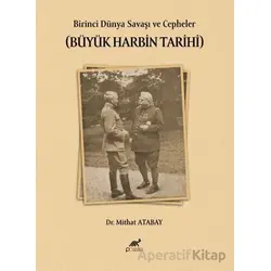 Birinci Dünya Savaşı ve Cepheler (Büyük Harbin Tarihi) - Mithat Atabay - Paradigma Akademi Yayınları