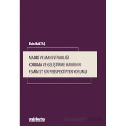 Maddi ve Manevi Varlığı Koruma ve Geliştirme Hakkının Feminist Bir Perspektiften Yorumu