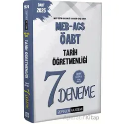 2025 MEB-AGS-ÖABT Tarih Öğretmenliği Tamamı Çözümlü 7 Deneme - Kollektif - Pegem Akademi Yayıncılık