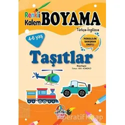 Renkli Kalem Boyama / Taşıtlar - Türkan Ada Kömürcü - Yağmur Çocuk